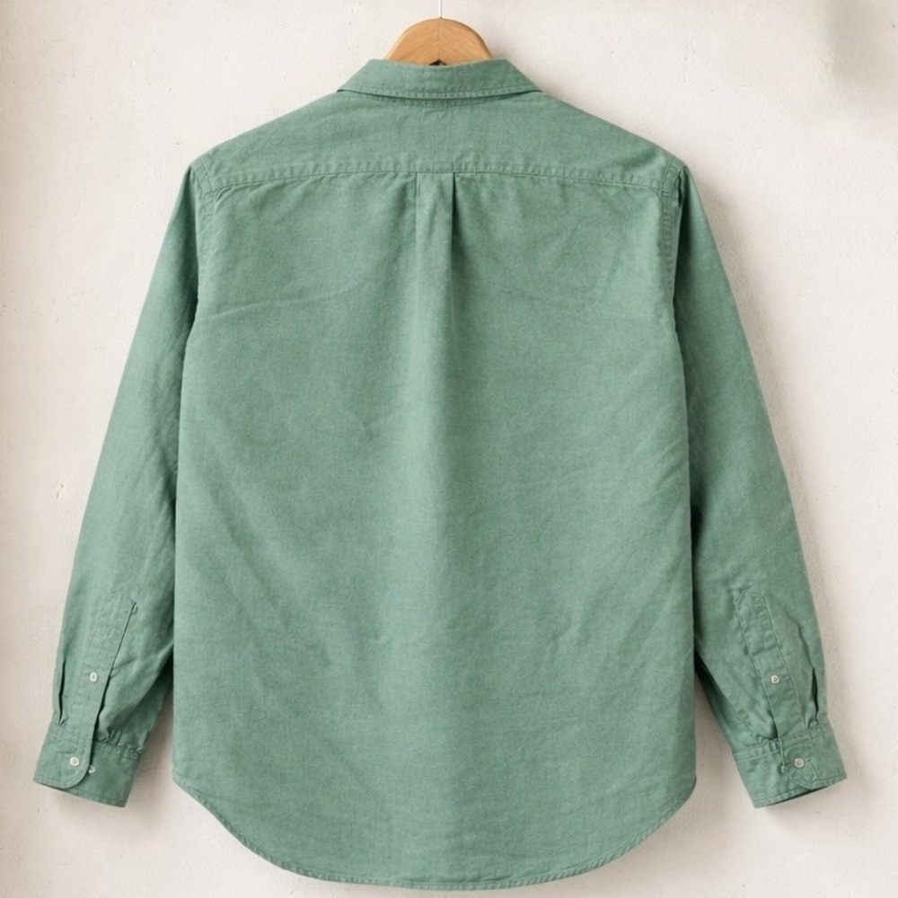 Ralph Lauren Oxford Shirt Mens Small Green Excellent Classic Fit Button Down - Picture 2 of 3